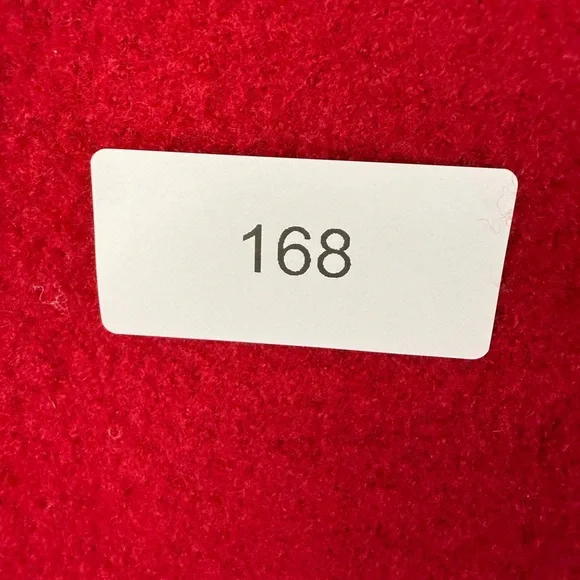 Eileen fisher red wool button up jacket preowned size large - Picture 9 of 9